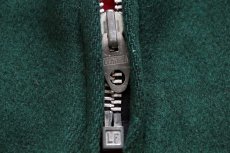 画像7: 60s MILWAUKEE インディアン&フェルトパッチ付き プリントネルライナー メルトン ウールジャケット 緑 (7)