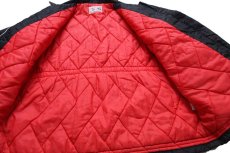 画像6: 70s USA製 Leeリー STORM RIDERストームライダー 無地 キルティングライナー ナイロンジャケット 黒 (6)