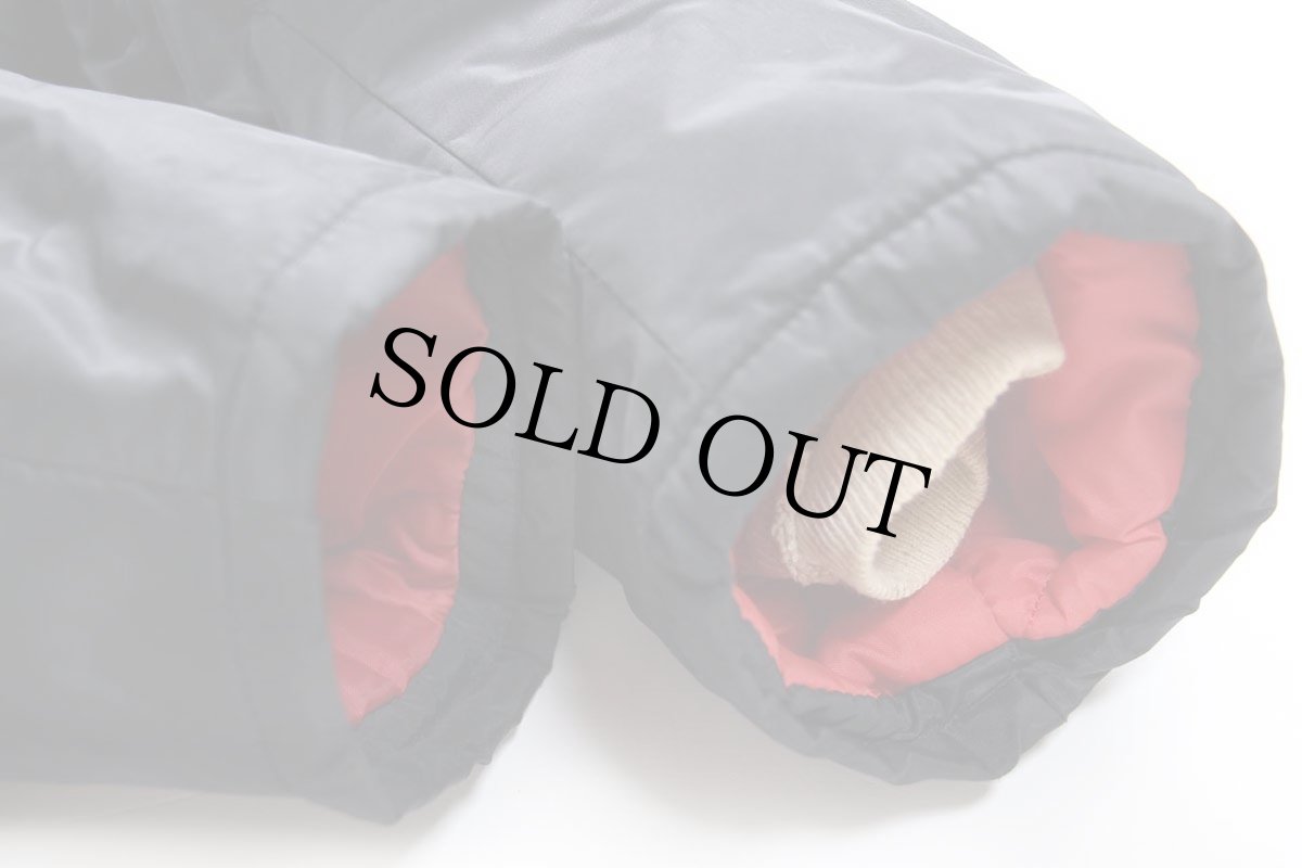 画像7: 70s USA製 Leeリー STORM RIDERストームライダー 無地 キルティングライナー ナイロンジャケット 黒 (7)