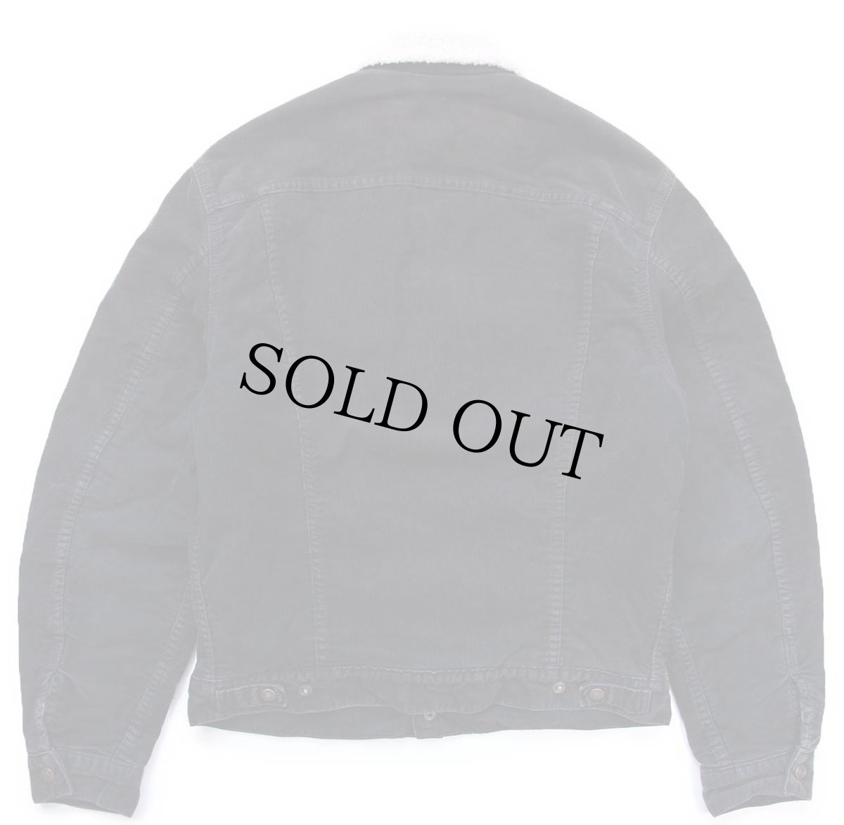 画像2: 90s Levi'sリーバイス 71500 ボアライナー コーデュロイジャケット 4ポケット 黒 M★ユーロ (2)