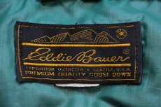 画像4: 80s EddieBauerエディーバウアー ナイロン ダウンベスト 緑 (4)