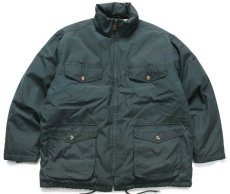 画像1: 90s EddieBauerエディーバウアー ダウンジャケット 深緑 XL (1)