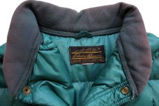 画像5: 80s EddieBauerエディーバウアー ナイロン ダウンベスト 緑 (5)