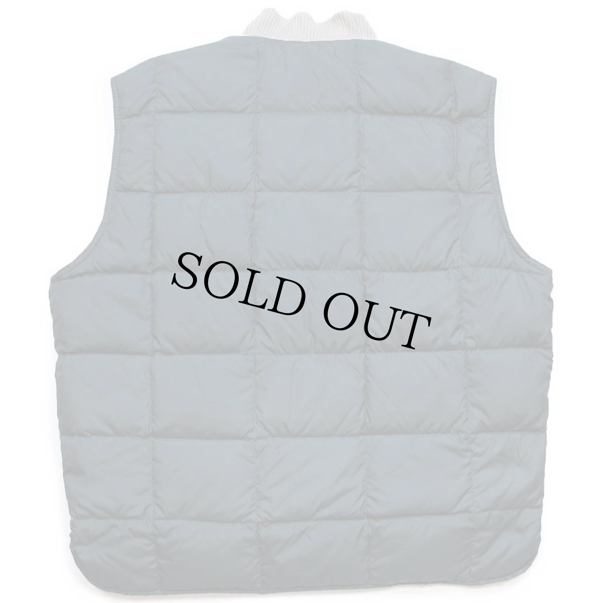 画像2: 90s EddieBauerエディーバウアー リバーシブル ダウンベスト 深緑×グレーベージュ L (2)