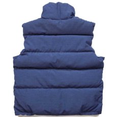 画像2: 70s USA製 HUDSON BAY ダウンベスト 紺 M (2)