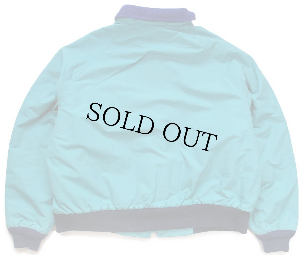 画像2: 90s L.L.Bean ウォームアップ polarplus フリースライナー ナイロンジャケット エメラルドグリーン (2)