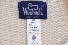 画像4: 80s Woolrichウールリッチ イーグル ローゲージ 切り替え ウールニット セーター L (4)