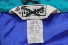 画像4: 90s L.L.Bean ハーフジップ プルオーバー ナイロンジャケット 青 XL (4)