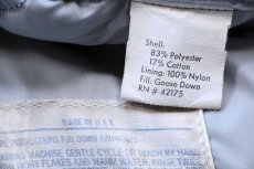 画像5: 70s USA製 HUDSON BAY ダウンベスト 紺 M (5)