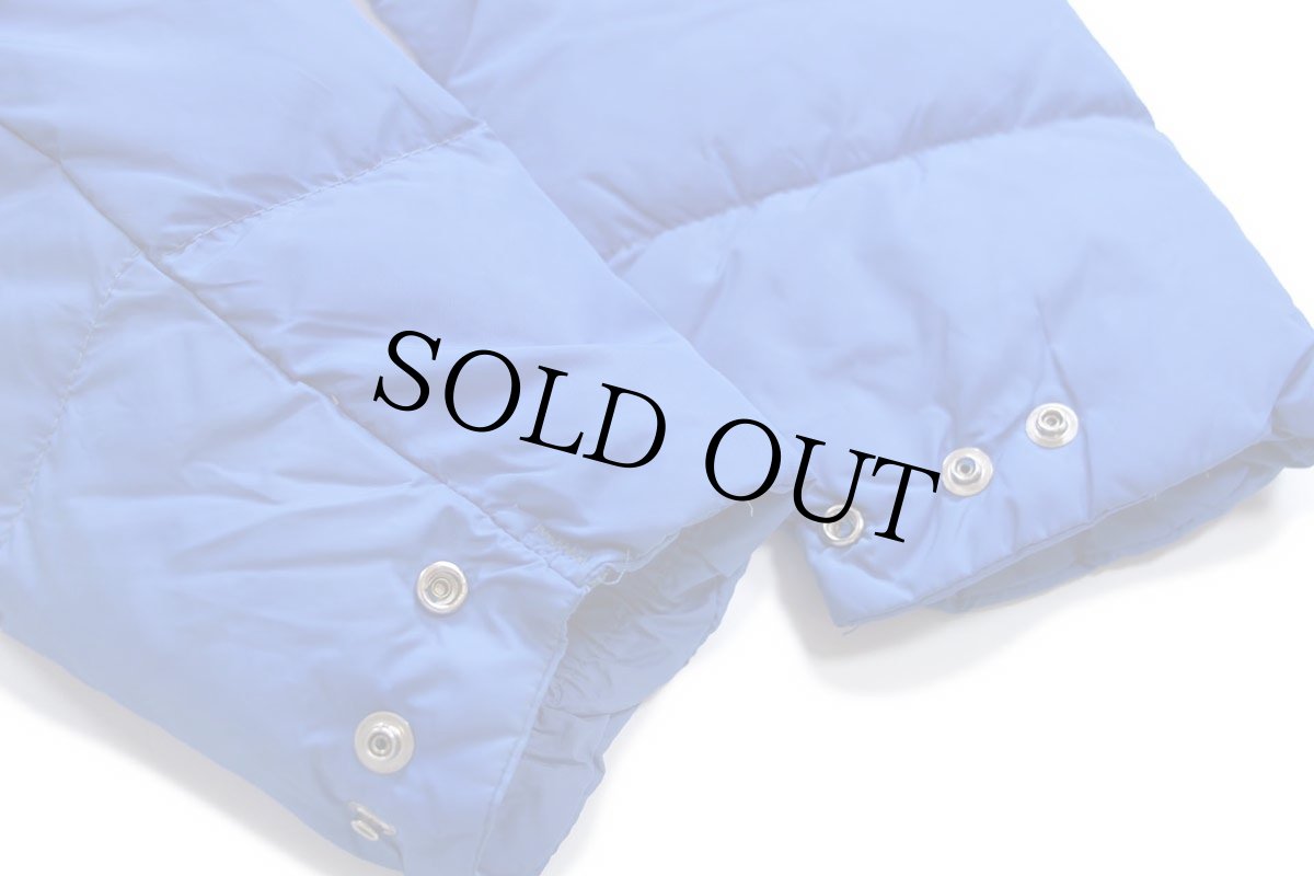 画像6: 70s Woolrichウールリッチ ナイロン ダウンジャケット 青 L (6)