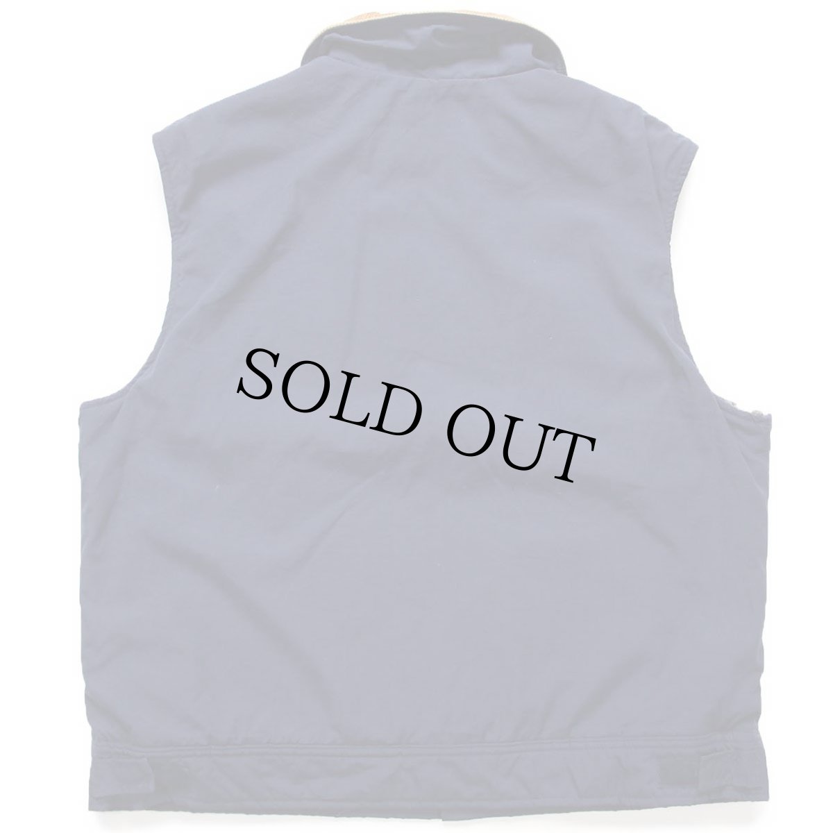 画像2: 70s USA製 Woolrichウールリッチ チェック ライトネルライナー 中綿入り ベスト 紺 XL (2)