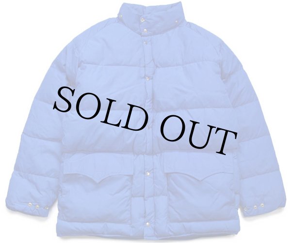 70s Woolrichウールリッチ ナイロン ダウンジャケット 青 L