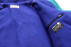 画像5: 90s L.L.Bean ウォームアップ polarplus フリースライナー ナイロンジャケット エメラルドグリーン (5)