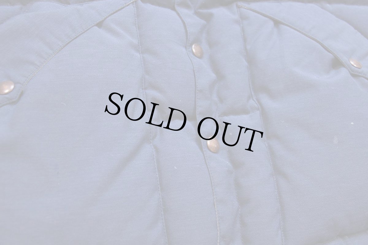 画像7: 70s USA製 HUDSON BAY ダウンベスト 紺 M (7)