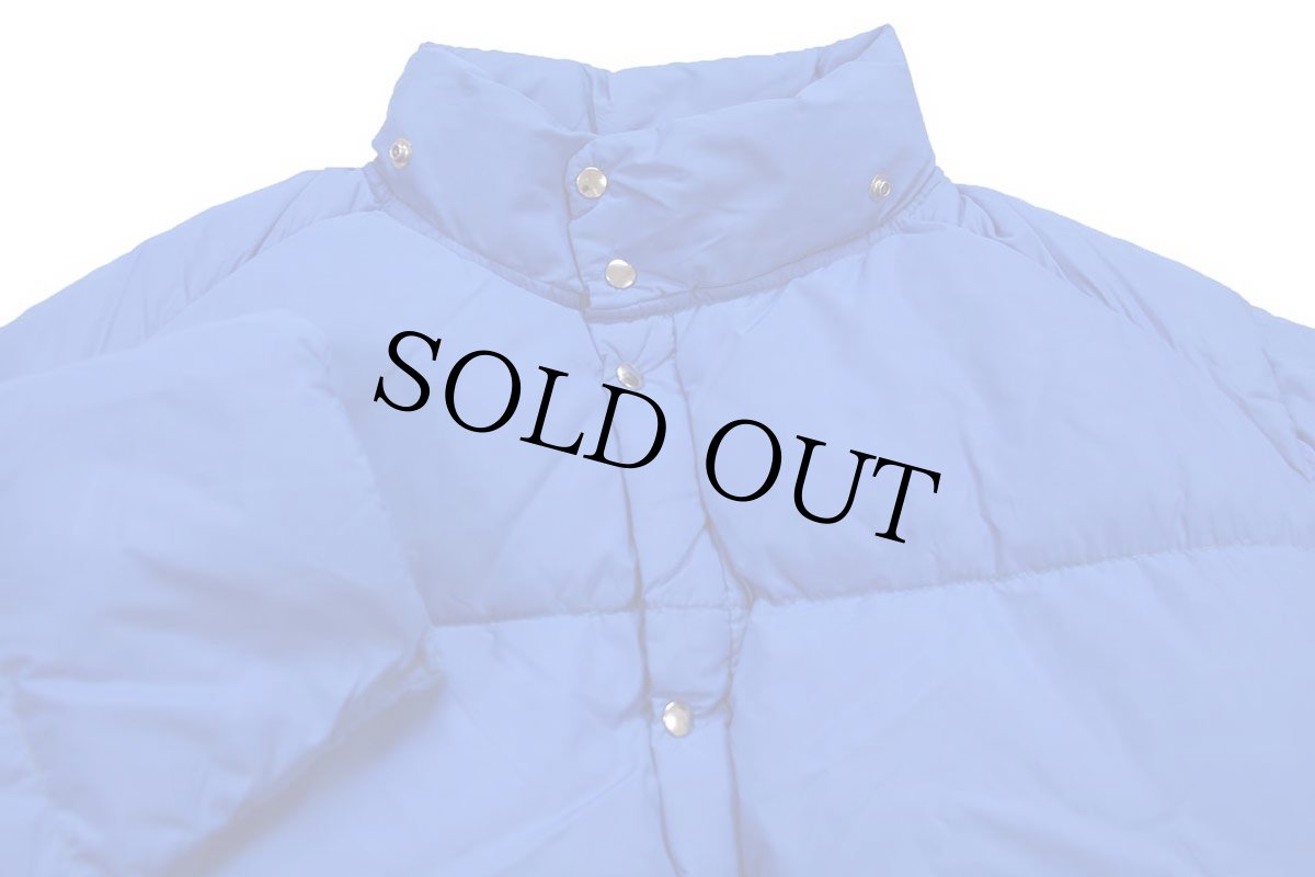 画像3: 70s Woolrichウールリッチ ナイロン ダウンジャケット 青 L (3)