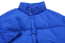 画像3: 70s Woolrichウールリッチ ナイロン ダウンジャケット 青 L (3)