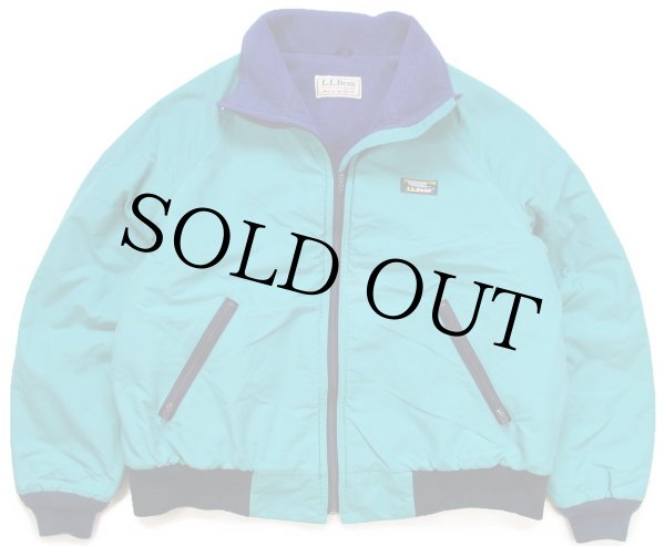 90s L.L.Bean ウォームアップ polarplus フリースライナー ナイロン