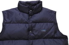 画像3: 90s L.L.Bean ナイロン ダウンベスト 黒 KID'S XL (3)