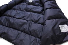 画像5: 90s L.L.Bean ナイロン ダウンベスト 黒 KID'S XL (5)
