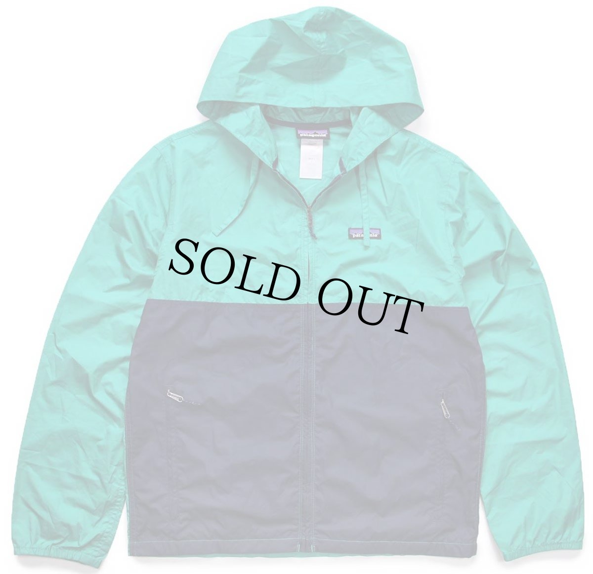 画像1: patagoniaパタゴニア Light & Variable Hoody バイカラー 切り替え ナイロンパーカー NVYB S (1)