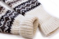 画像6: アイルランド製 STOBI ノルディック柄 ウールニット セーター (6)