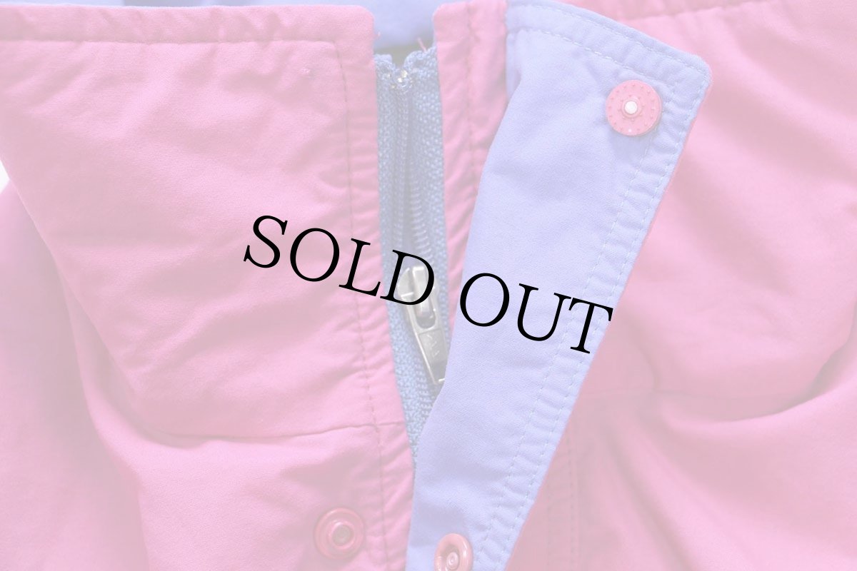 画像5: 90s USA製 patagoniaパタゴニア ハイネック ハーフジップ ナイロン アノラックジャケット ピンク XS (5)