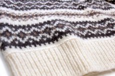 画像5: アイルランド製 STOBI ノルディック柄 ウールニット セーター (5)