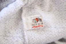 画像6: 80s USA製 FRUIT OF THE LOOM BOSTON スウェットパンツ 杢グレー L (6)