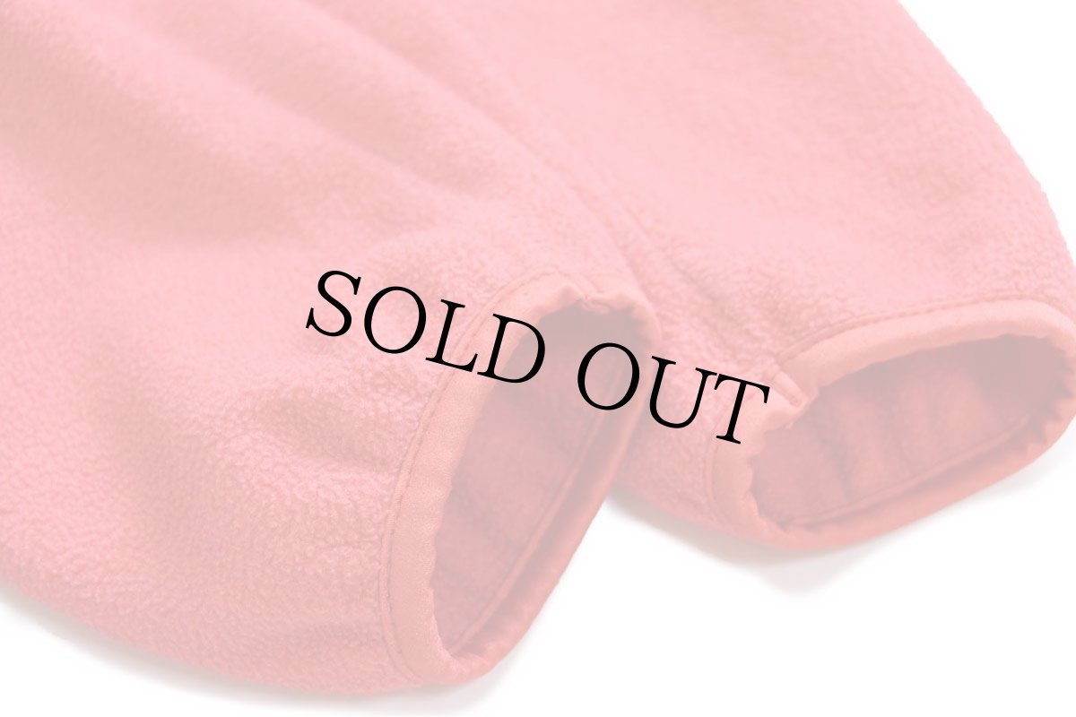 画像6: 90s USA製 LANDS'ENDランズエンド スナップT プルオーバー フリース ピンク×紫 M (6)