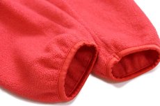 画像6: 90s USA製 LANDS'ENDランズエンド スナップT プルオーバー フリース ピンク×紫 M (6)