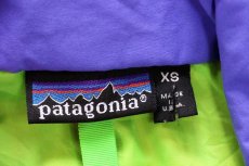 画像4: 90s USA製 patagoniaパタゴニア ハイネック ハーフジップ ナイロン アノラックジャケット ピンク XS (4)