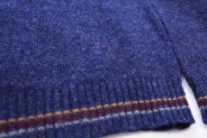 画像6: 80s USA製 BAYAREA TRADERS マルチカラー 切り替え ウールニット セーター L (6)