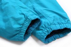 画像5: 90s USA製 L.L.Bean フリースライナー ナイロン アノラックパーカー ターコイズブルー M (5)