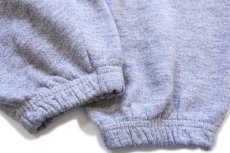 画像7: 80s USA製 FRUIT OF THE LOOM BOSTON スウェットパンツ 杢グレー L (7)
