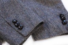 画像8: 70s USA製 LEVI'Sリーバイス WESTERN WEAR エルボーパッチ付き ツイード ウール テーラードジャケット 44R★ブレザー (8)