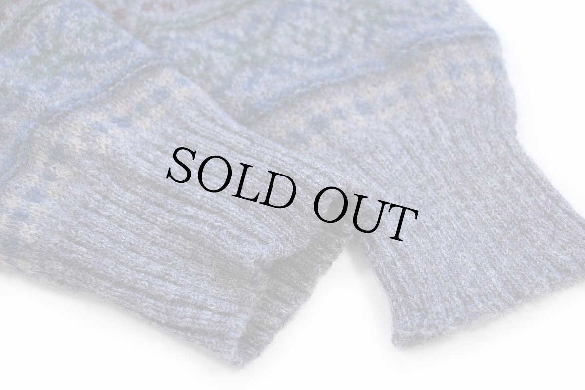 画像6: 80s 英国製 Woolrichウールリッチ フェアアイル柄 ウールニット セーター (6)