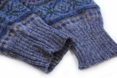 画像6: 80s 英国製 Woolrichウールリッチ フェアアイル柄 ウールニット セーター (6)