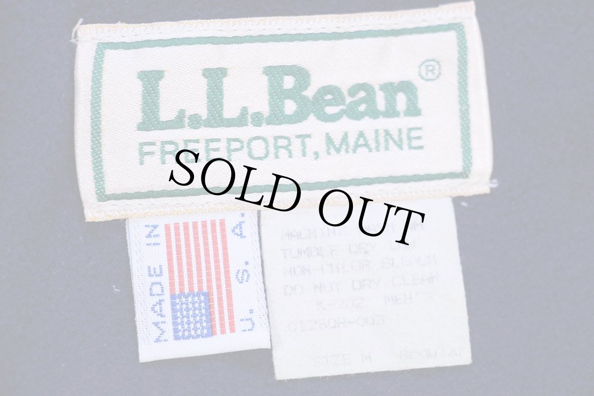 画像4: 90s USA製 L.L.Bean フリースライナー ナイロン アノラックパーカー ターコイズブルー M (4)