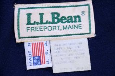 画像4: 90s USA製 L.L.Bean フリースライナー ナイロン アノラックパーカー ターコイズブルー M (4)