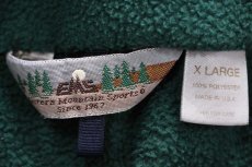 画像4: 90s USA製 EMS フルジップ フリースジャケット 緑 XL (4)