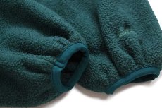 画像6: 90s USA製 EMS フルジップ フリースジャケット 緑 XL (6)