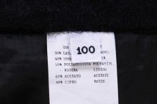 画像4: イタリア製 UNKNOWN ウール×モヘヤ パイル スカート ブラック 100 (4)