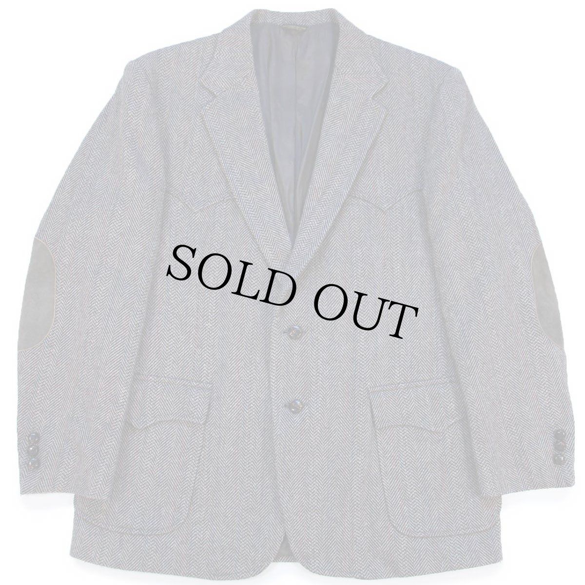 画像1: 70s USA製 LEVI'Sリーバイス WESTERN WEAR エルボーパッチ付き ツイード ウール テーラードジャケット 44R★ブレザー (1)