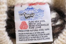 画像4: アイルランド製 STOBI ノルディック柄 ウールニット セーター (4)