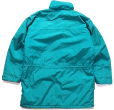 画像2: 90s USA製 L.L.Bean Thinsulate中綿入り GORE-TEXゴアテックス ナイロン マウンテンジャケット エメラルドグリーン L-T (2)