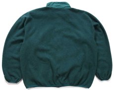 画像2: 90s USA製 EMS フルジップ フリースジャケット 緑 XL (2)