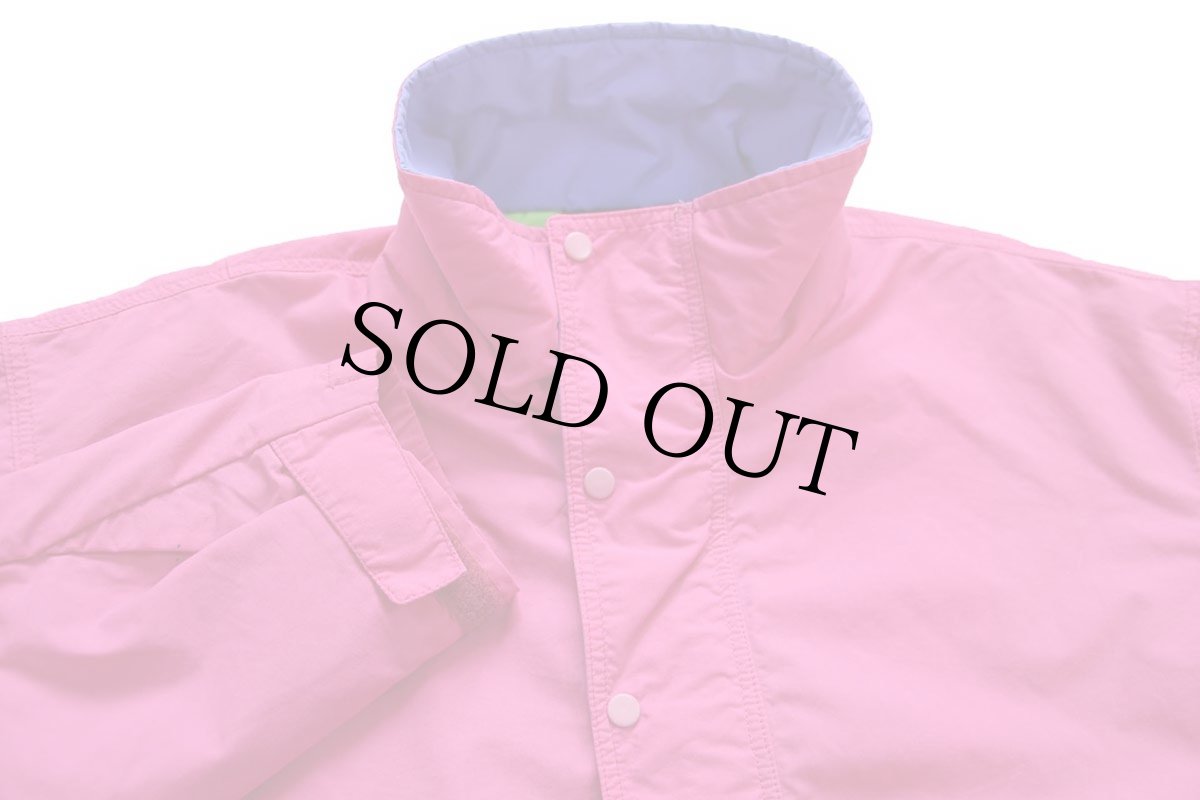 画像3: 90s USA製 patagoniaパタゴニア ハイネック ハーフジップ ナイロン アノラックジャケット ピンク XS (3)