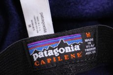 画像6: 00s USA製 patagoniaパタゴニア CAPILENEキャプリーン インナー フリースパンツ ナス紺 W-M (6)