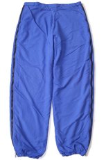 画像2: 80s USA製 LANDS'ENDランズエンド サイドジップ フリースライナー ナイロンパンツ 青 M (2)