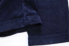 画像7: 90s ポロ ラルフローレン HAMMOND PANT ツータック コットン コーデュロイパンツ 紺 W38 L32 (7)